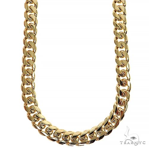 Miami Cuban Link Chain 28 Inches 8mm   32427 - Image 1