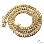 10k Yellow Gold Solid Miami Cuban Link Chain 30 Inches 8mm   32426 - Image 4