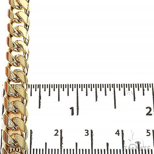 10k Yellow Gold Solid Miami Cuban Link Chain 30 Inches 8mm   32426 - Image 8