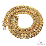 14k Yellow Gold Solid Miami Cuban Link Chain 8mm  28 Inches 32402 - Image 4