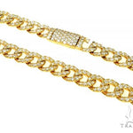 Cuban Curb Link Diamond Chain 24 Inches 8mm   66051 - Image 2