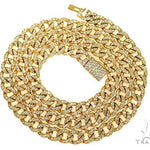 Cuban Curb Link Diamond Chain 24 Inches 8mm   66051 - Image 4