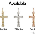 Miami Cuban Link Diamond Cross Crucifix 58595 - Image 5