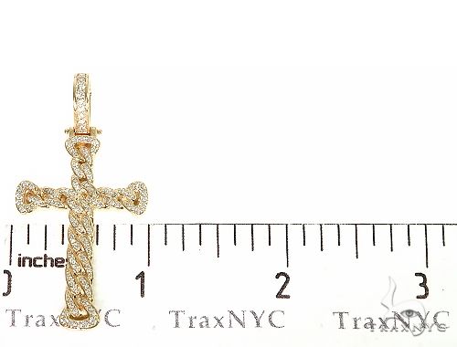 Miami Cuban Link Diamond Cross Crucifix 58595 - Image 6