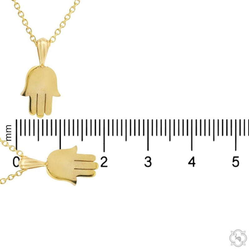Micro Hamsa Necklace 70727 - Image 5