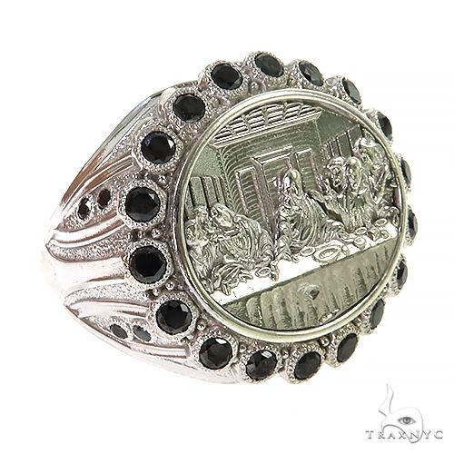 Midnight Redemption The Last Supper Ring .925 Silver 69631 - Image 2