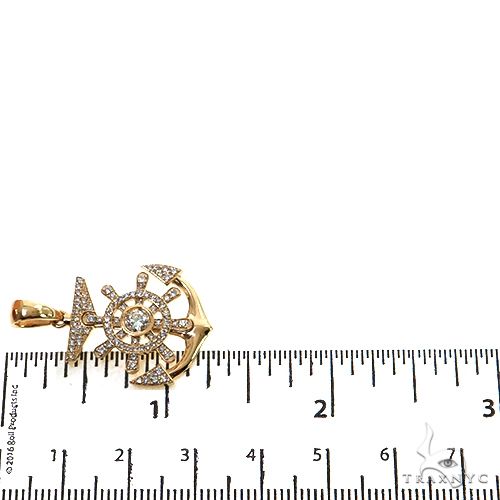 Mini Anchor Diamond Pendant 68220 - Image 6