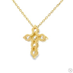Mini Diamond Cross Necklace 70748 - Image 4