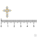 Mini Diamond Cross Necklace 70748 - Image 7