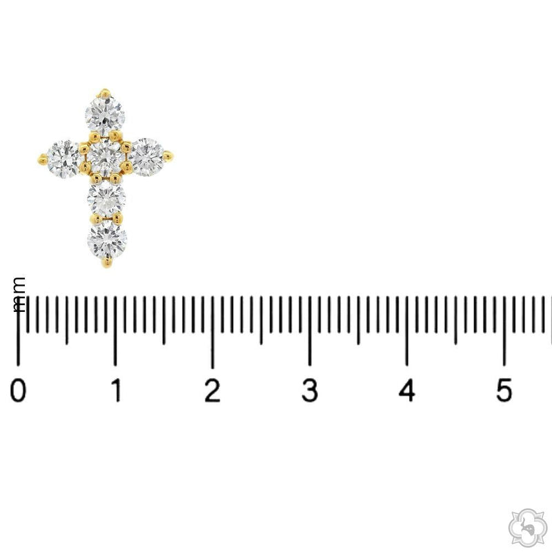 Mini Diamond Cross Necklace 70748 - Image 7