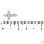 Mini Diamond Cross Necklace 70748 - Image 8