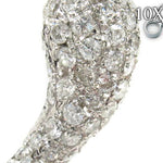 Mini Diamond Italian Horn Pendant 30609 - Image 3