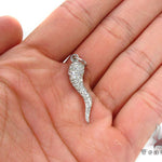 Mini Diamond Italian Horn Pendant 30609 - Image 7