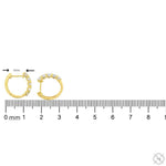 Mini Diamond Huggie Hoops 70698 - Image 4