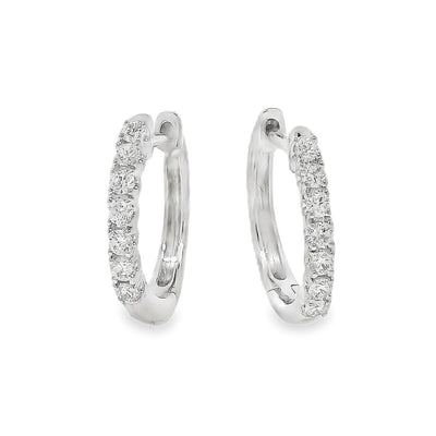 Mini Diamond Huggie Hoops 70705 - Image 1