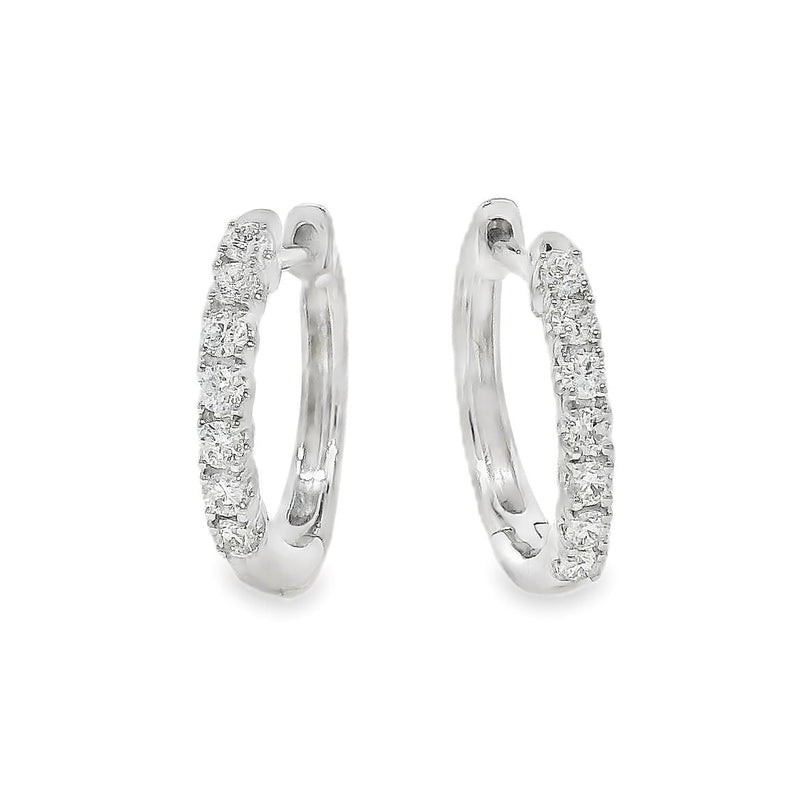 Mini Diamond Huggie Hoops 70705 - Image 1