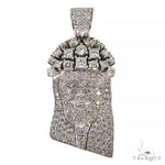 Mini Jesus Head Diamonds on The Crown Pendant 67979 - Image 1