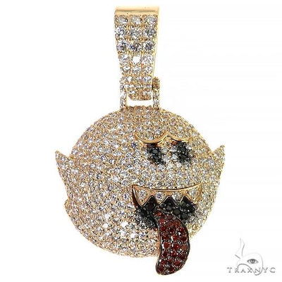 Mini Mario Ghost Diamond Pendant 68224 - Image 1