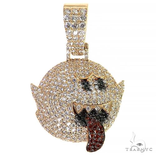 Mini Mario Ghost Diamond Pendant 68224 - Image 1