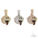 Mini Mario Ghost Diamond Pendant 68224 - Image 7