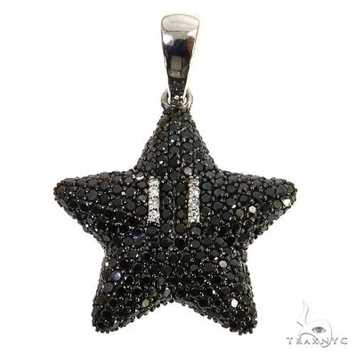 Mini Mario Star Black Diamond Pendant 68221 - Image 1