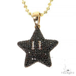 Mini Mario Star Black Diamond Pendant Set 68541 - Image 1