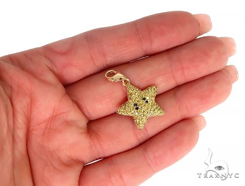 Mini Mario Star Charm On Lobster Clasp 66130 - Image 5