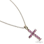 Mini Pink Sapphire Cross Set 67668 - Image 2