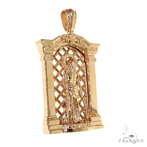 Mini Solid St. Lazarus Pendant 68457 - Image 2