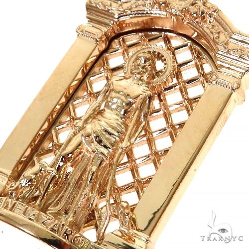 Mini Solid St. Lazarus Pendant 68457 - Image 3