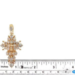 Mini Sovereign's Halo Diamond Cross pendant 69550 - Image 5