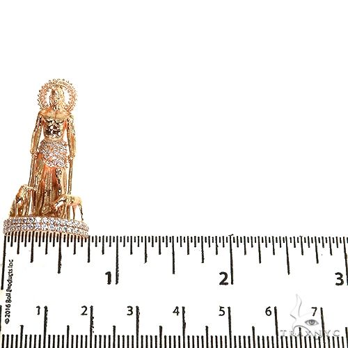 Mini St. Lazarus Diamond Pendant 67690 - Image 5