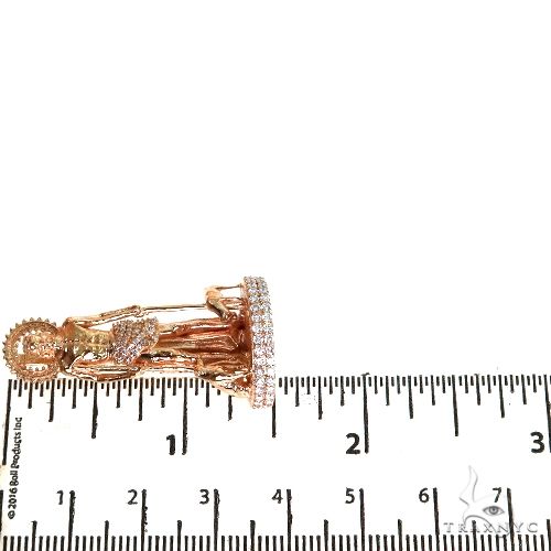 Mini St. Lazarus Diamond Pendant 67690 - Image 6
