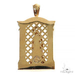 Mini St. Lazarus Diamond Pendant 68454 - Image 4