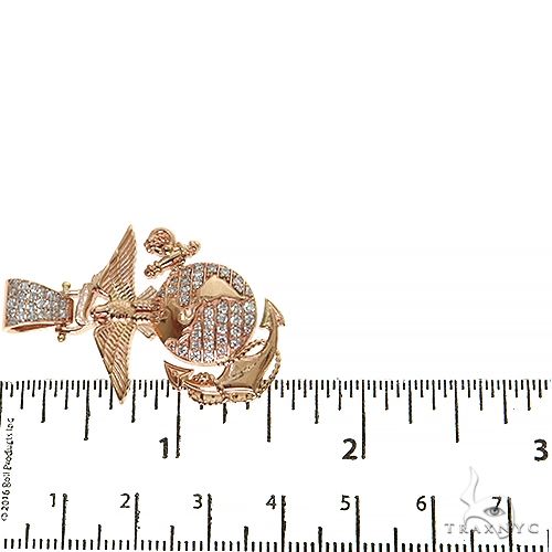 Mini US Marines Logo Diamond Pendant 68468 - Image 6