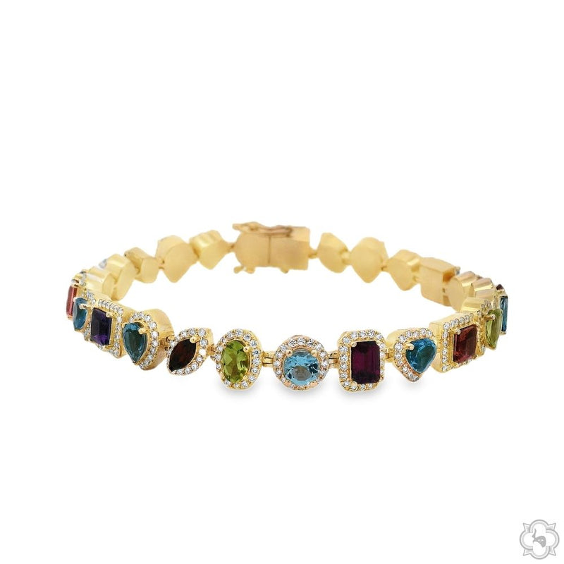 Harmony of Shapes Gemstone Bracelet 70193 - Image 4