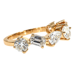 Mix Shape 7 Stone Diamond Ring 68338