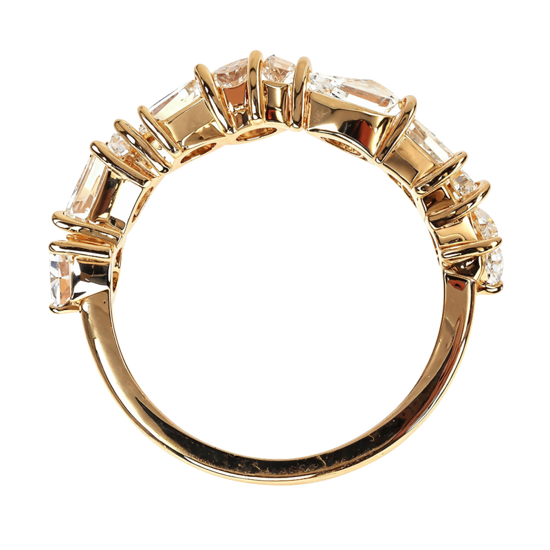 Mix Shape 7 Stone Diamond Ring 68338