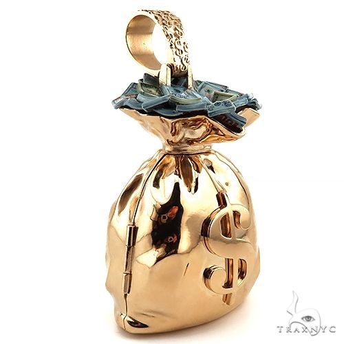 Money Bag Treasure Pendant 69549 - Image 2