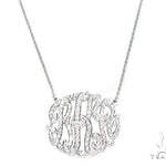 Monogram Sterling Silver Necklace 41654 - Image 1