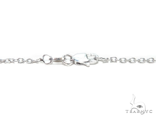 Monogram Sterling Silver Necklace 41654 - Image 3