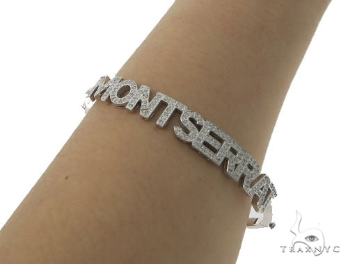 Monsterrat Diamond Bangle Bracelet 49776 - Image 8