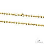 Moon Cut 10K Yellow Gold Chain 22 Inches 3mm   67124 - Image 4
