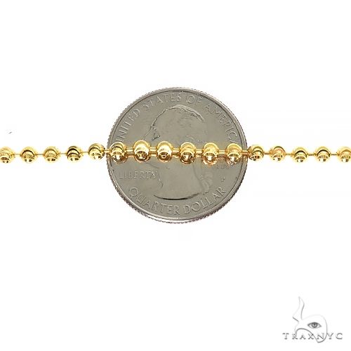 Moon Cut 10K Yellow Gold Chain 22 Inches 3mm   67124 - Image 5