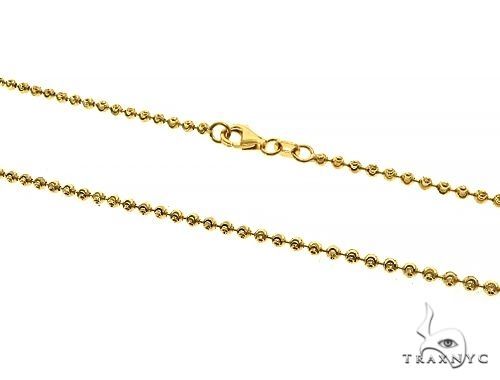 Moon Cut 10K Yellow Gold Chain 22 Inches 2mm   67120 - Image 2