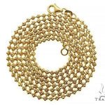 Moon Cut 10K Yellow Gold Chain 22 Inches 2mm   67120 - Image 3