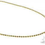Moon Cut 10K Yellow Gold Chain 26 Inches 2mm   67122 - Image 1