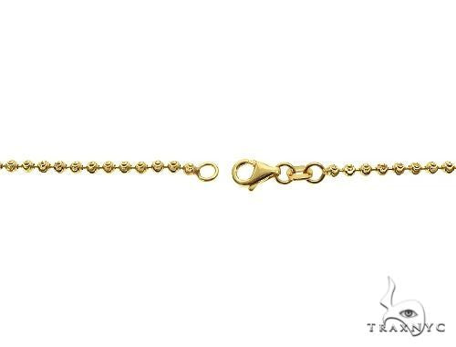 Moon Cut 10K Yellow Gold chain 18 Inches 2mm 67118 - Image 6
