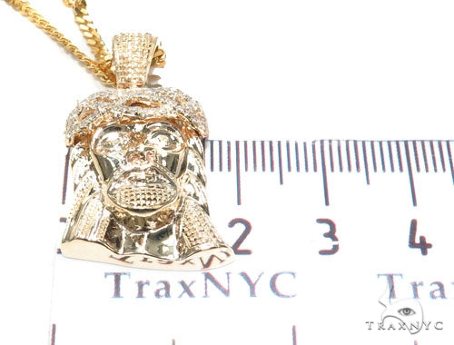 Jesus Diamond Gold Pendant 42583 - Image 6