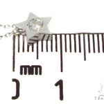 Moon and Star Diamond Earrings Necklace Set 45207 - Image 13